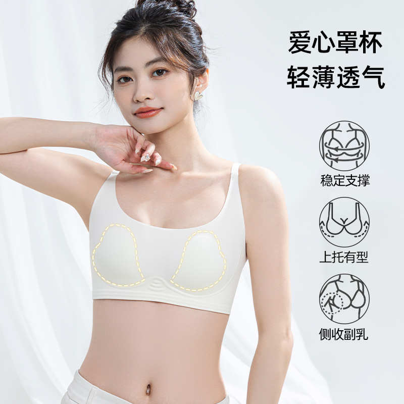 T Shirt Bra Seamless - 見えないTシャツブラ レディース 超薄型 ワイヤレス 薄手 裏地付き