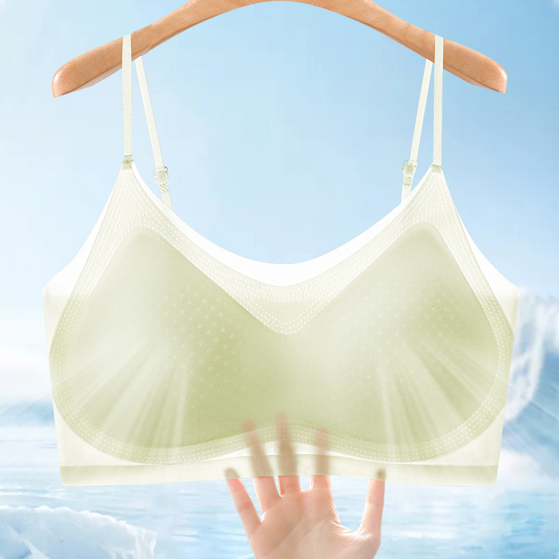 M-4XL 超薄型シームレスブラジャー女性のアイスシルク通気 - T Shirt Bra Seamless のレビューと価格