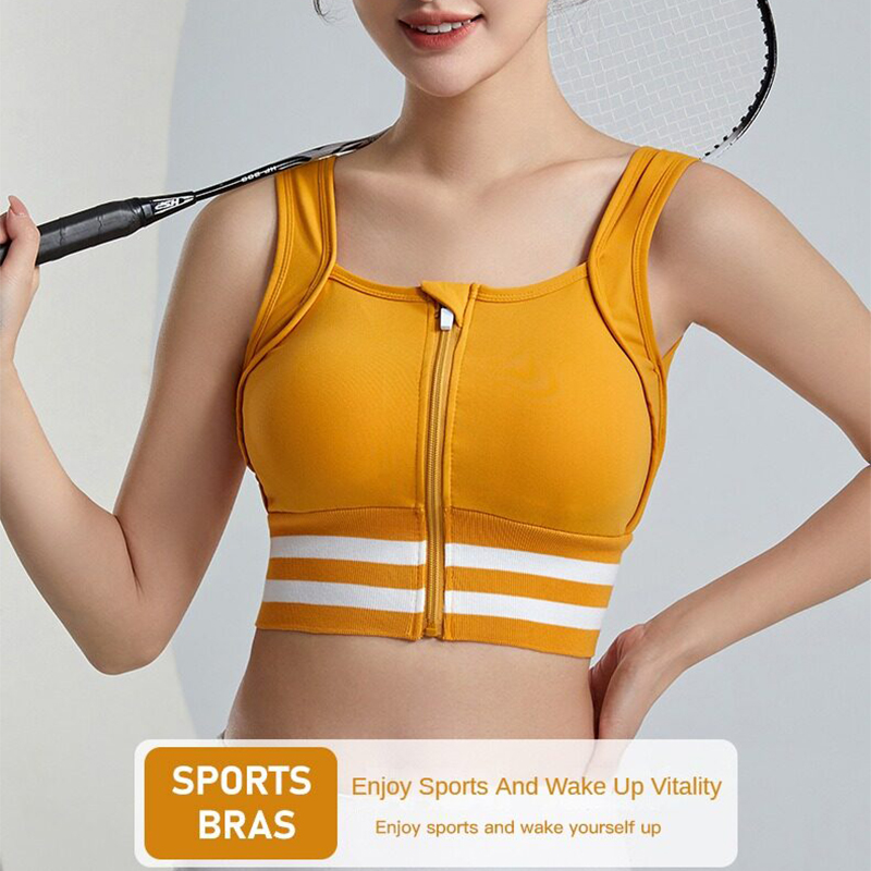 スポーツブラ ジップフロント 女性用 フルカバレッジ 取り外 - Full Coverage Bra のレビューと価格