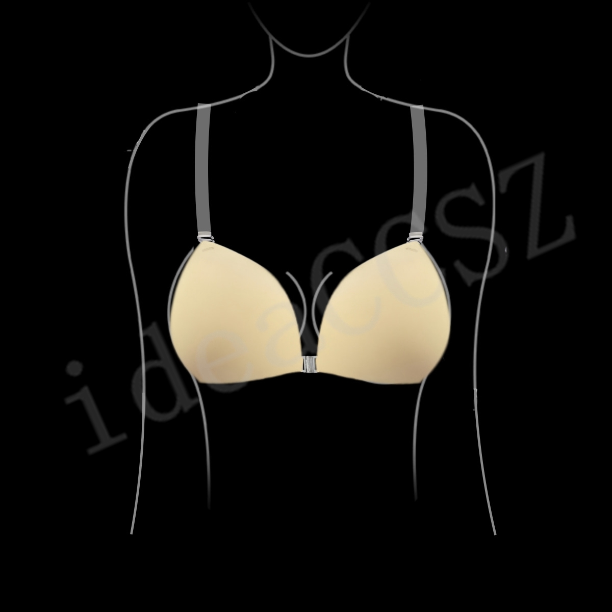 女性用粘着ブラ、背中開きウェディングドレス用シリコン製プラン - Backless Bra Sticky のレビューと価格
