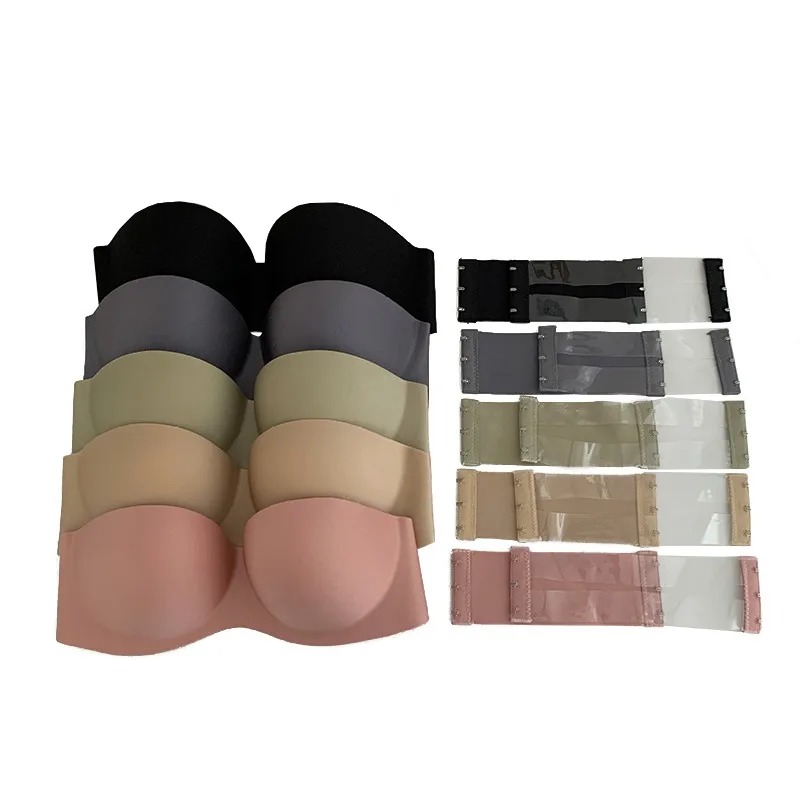 女性のセクシーなストラップレスプッシュアップパッド入りブラジ - Full Coverage Bra のレビューと価格